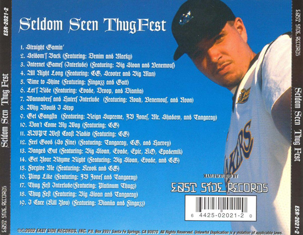 Seldom Seen - Thug Fest Chicano Rap